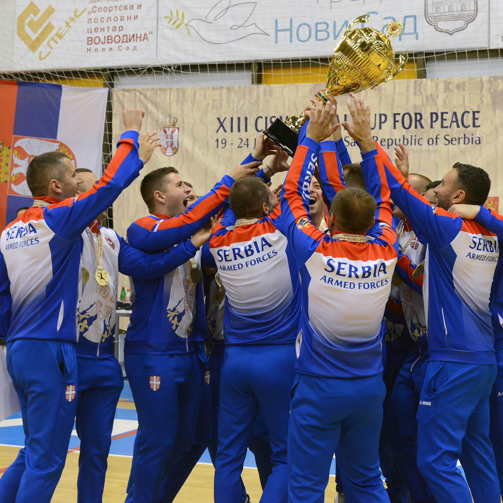 Serbian military futsal team