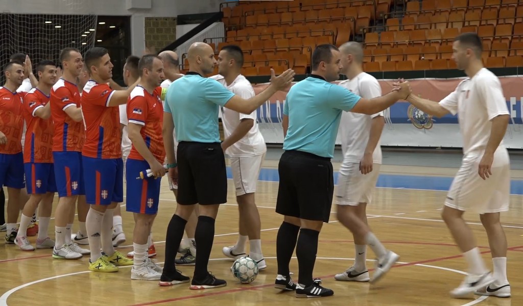 After three victories, Serbian military futsal team faces the match for the trophy