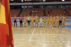 After three victories, Serbian military futsal team faces the match for the trophy