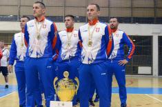 Serbian national military team wins 13th CISM Futsal Cup for Peace