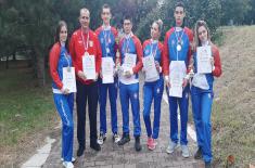 Secondary Vocational Military School students win silver and bronze medals in shooting sports