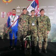 Dve bronzane medalje vojne reprezentacije Srbije na Balanskom prvenstvu u polumaratonu