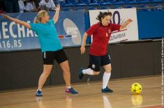Ženska futsal ekipa Vojne akademije treća na Memorijalnom turniru Igrajmo za 16