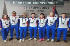 Dve bronzane medalje vojne reprezentacije Srbije na Balanskom prvenstvu u polumaratonu