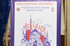 Конференција за медије поводом одржавања „Европске конференције CISM“ у Србији