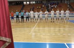 After three victories, Serbian military futsal team faces the match for the trophy