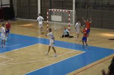 After three victories, Serbian military futsal team faces the match for the trophy