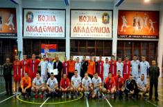  Prijateljska utakmica rukometne sekcije Vojne akademije i juniorske reprezentacije Beograda