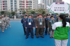 Ceremonija dočeka reprezentacije Vojske Srbije u Kini 