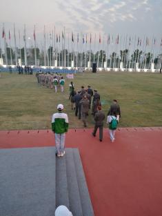 Ceremonija dočeka reprezentacije Vojske Srbije u Kini 