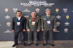 Прво учешће војних спортиста на светском војном првенству у боксу 