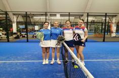 Припадници Војне академије на 2. CISM регионалном војном првенству у паделу