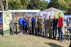 Pripadnici Ministarstva odbrane i Vojske Srbije na Sajmu sporta