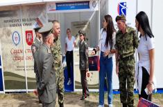 Pripadnici Ministarstva odbrane i Vojske Srbije na Sajmu sporta