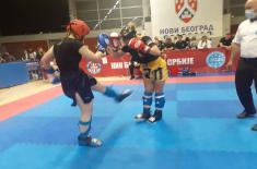 Medalje za kik boks ekipu Vojne akademije  
