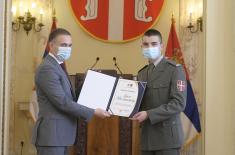Best athletes in Ministry of Defence and Serbian Armed Forces in 2021